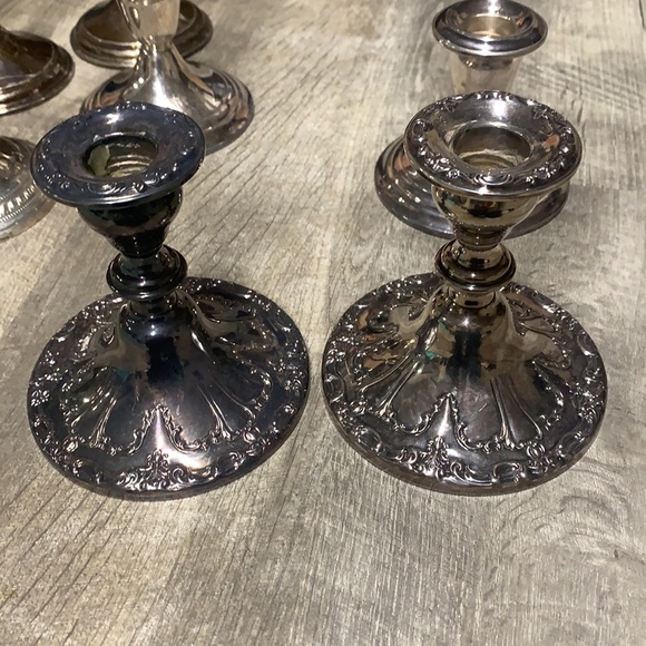 Set of vintage candleholders - Picture 10 of 11